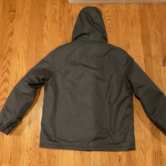 Gerry Sz L Gray 3 In 1 Coat W/ Zip Out Burgundy Jacket Hooded Ski Winter Puffer - Picture 13 of 16